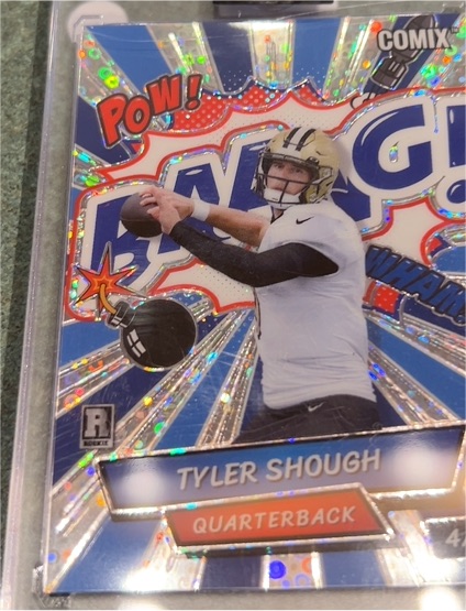2025 Wild Card Comix #4 Tyler Shough — front