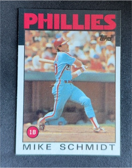 1986 Topps #200 Mike Schmidt — front