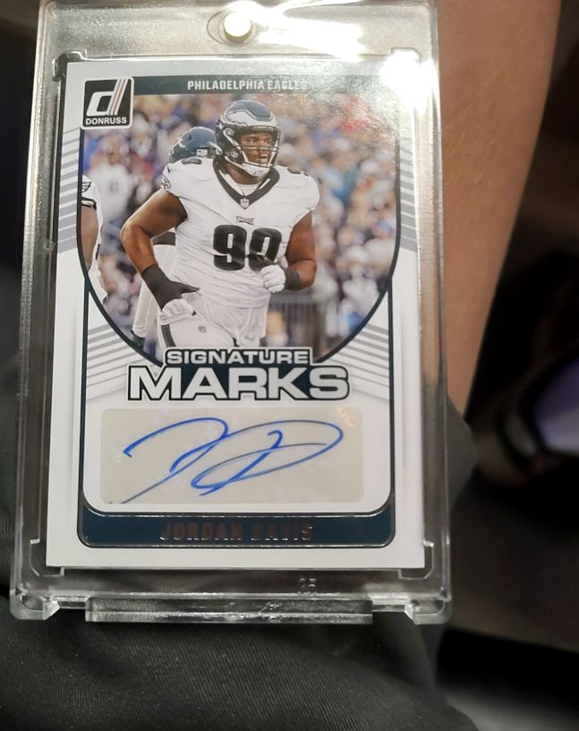 2024 Donruss Signature Marks #SMA-JDA Jordan Davis — front