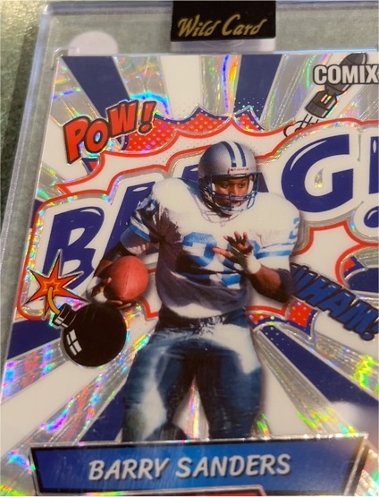 2025 Wild Card Comix Barry Sanders — front