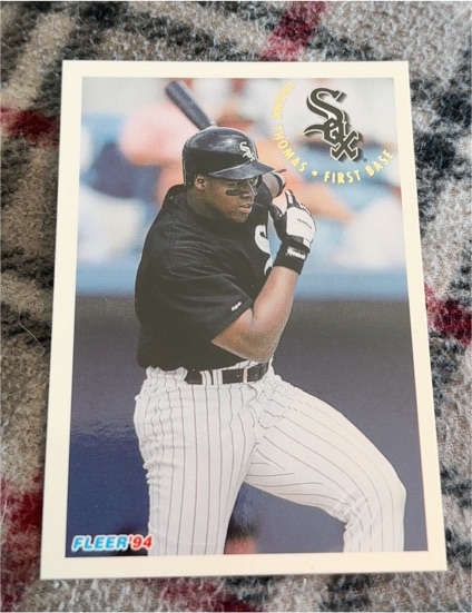 1994 Fleer #96 Frank Thomas — front