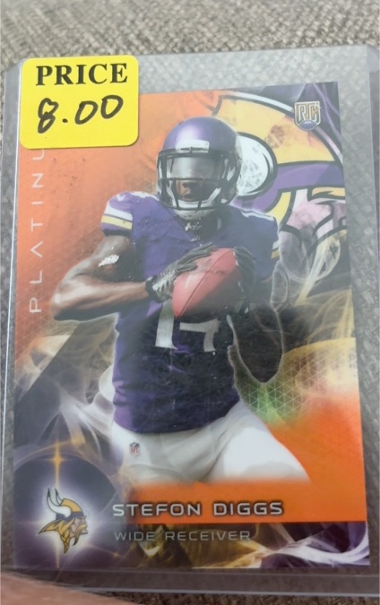 2015 Topps Platinum #141 Stefon Diggs — front