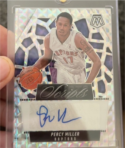 2024-25 Panini Mosaic Scripts #MS-PMT Percy Miller — front
