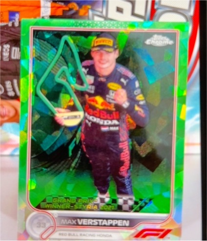 2022 Topps Chrome Formula 1 #158 Max Verstappen — front