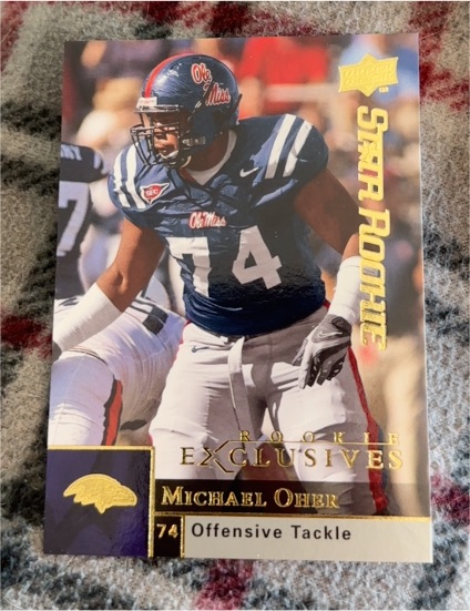 2009 Upper Deck Rookie Exclusives #74 Michael Oher — front