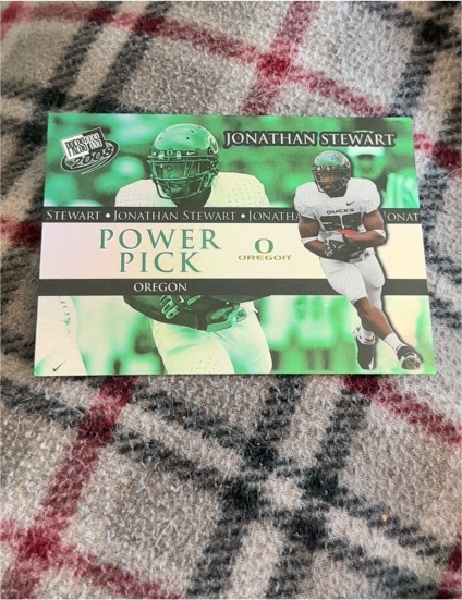 2008 Press Pass #104 Jonathan Stewart — front