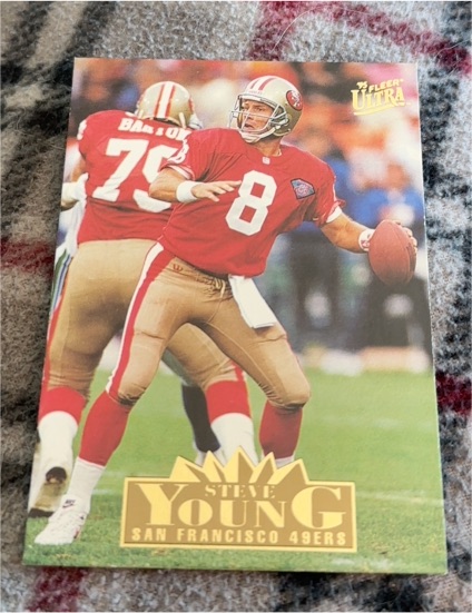 1995 Fleer Ultra #310 Steve Young — front