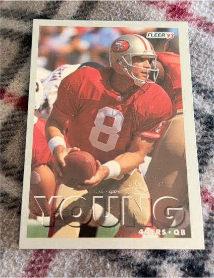 1993 Fleer #212 Steve Young — front