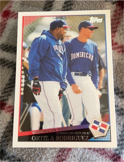 2009 Topps Updates & Highlights #UH270 David Ortiz / Alex Rodriguez — front