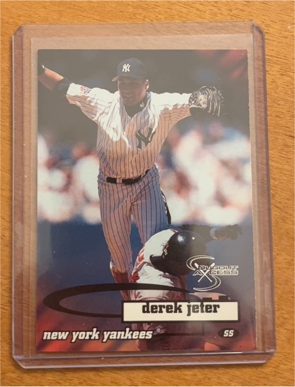 1998 SkyBox Dugout Axcess #73 Derek Jeter — front
