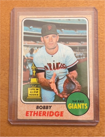 1968 Topps #126 Bobby Etheridge — front