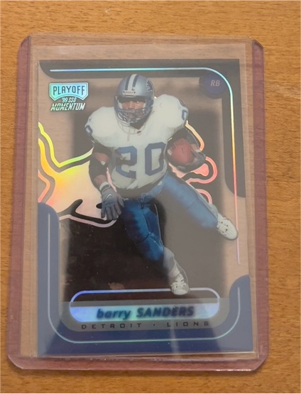 1999 Playoff Momentum SSD #117 Barry Sanders — front
