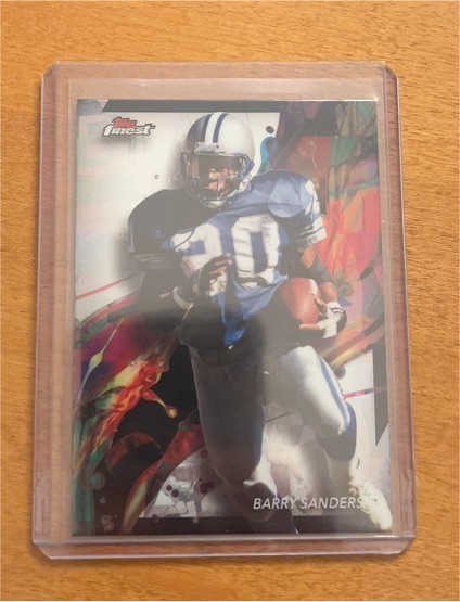 2024 Topps Finest #24 Barry Sanders — front