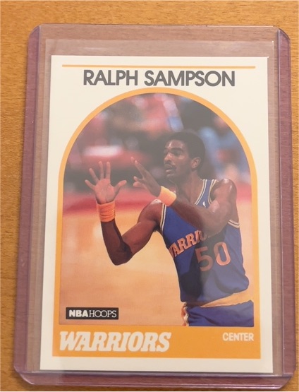1989-90 NBA Hoops #39 Ralph Sampson Golden State Warriors — front