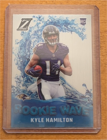 2022 Panini Zenith Rookie Wave #RW-KH Kyle Hamilton — front