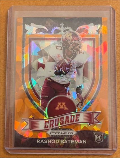 2021 Panini Prizm Draft Picks Crusade #166 Rashod Bateman — front
