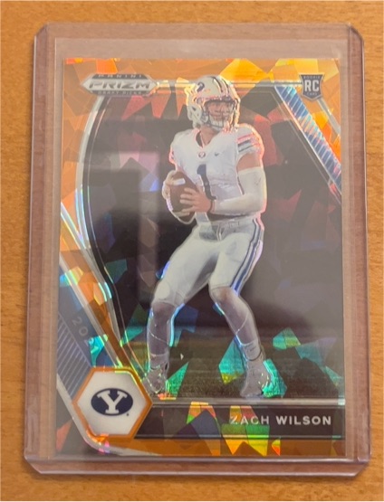 2021 Panini Prizm Draft Picks #105 Zach Wilson — front