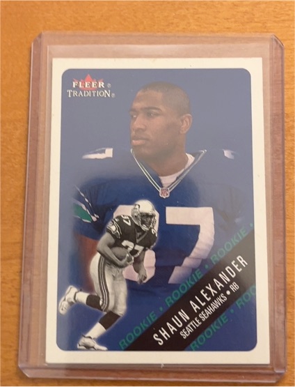 2000 Fleer Tradition #331 Shaun Alexander — front