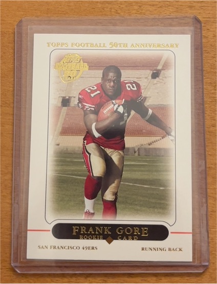2005 Topps #418 Frank Gore Rookie Card — front