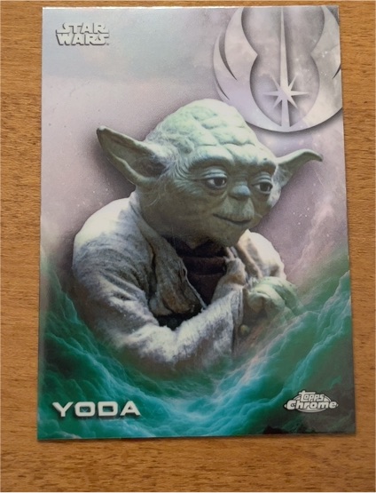 2025 Topps Chrome Star Wars #CE-50 Yoda — front