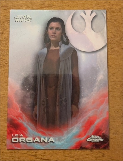 2025 Topps Chrome Star Wars #CE-35 Leia Organa — front