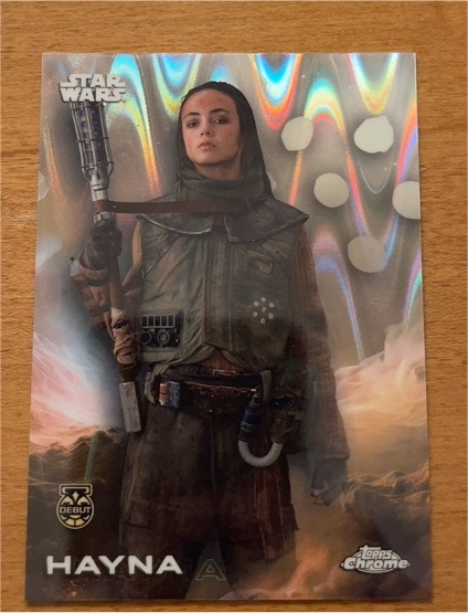 2025 Topps Chrome Star Wars #122 Hayna — front