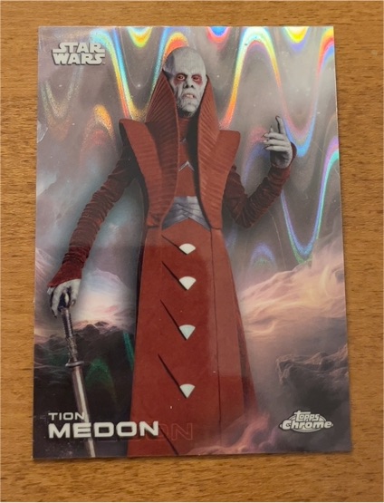 2025 Topps Chrome Star Wars #183 Tion Medon — front