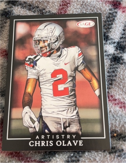 2022 SAGE Artistry #39 Chris Olave — front