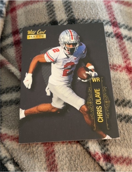 2022 Wild Card MATTE - Black #MB-13 Chris Olave — front