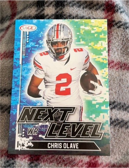 2022 Sage Next Level #69 Chris Olave — front