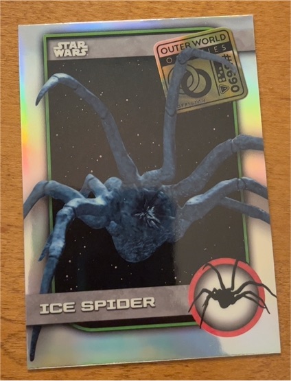 2025 Topps Chrome Star Wars Outer World Oddities #UO-6 Ice Spider — front