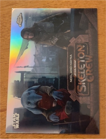 2025 Topps Chrome Star Wars #SC-6 Neel and Hayna Skeleton Crew — front
