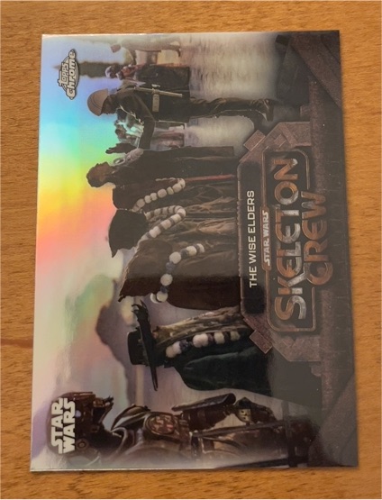 2025 Topps Chrome Star Wars #SC-14 The Wise Elders Skeleton Crew — front