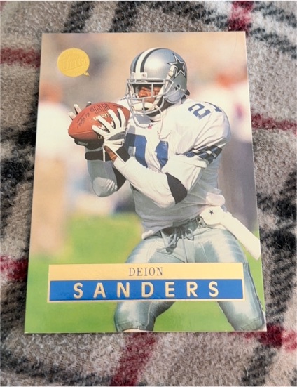 1996 Fleer Ultra #41 Deion Sanders — front