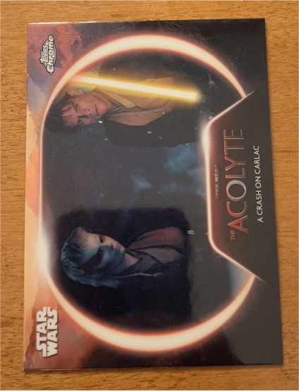 2025 Topps Chrome Star Wars #AC-2 A Crash On Carlac The Acolyte — front