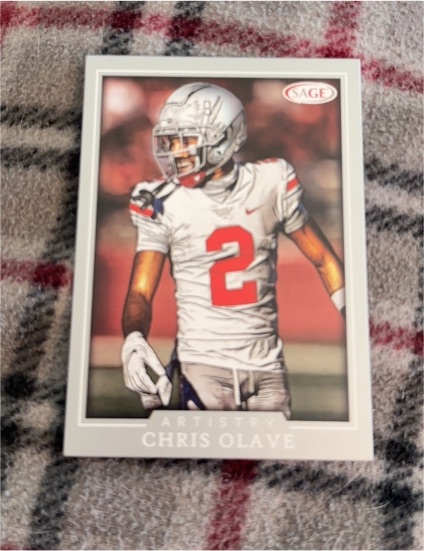 2022 Sage Artistry #39 Chris Olave — front