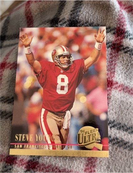 1994 Fleer Ultra #285 Steve Young — front