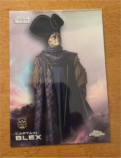 2025 Topps Chrome Star Wars #15 Captain Blex — front
