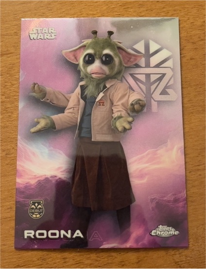 2025 Topps Chrome Star Wars #157 Roona — front