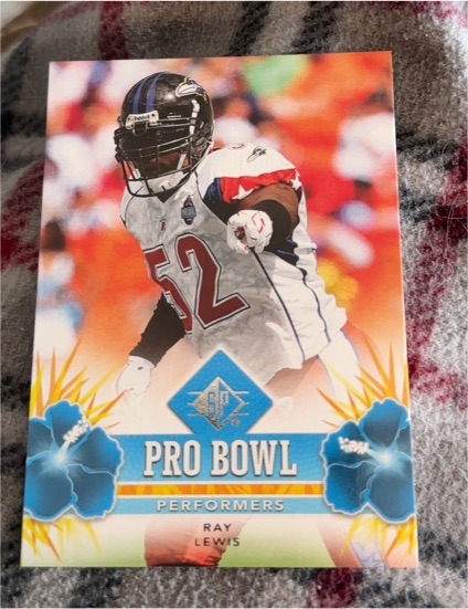 2008 SP Authentic #PBP-35 Ray Lewis — front