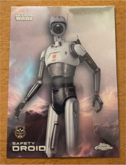 2025 Topps Chrome Star Wars #161 Safety Droid — front