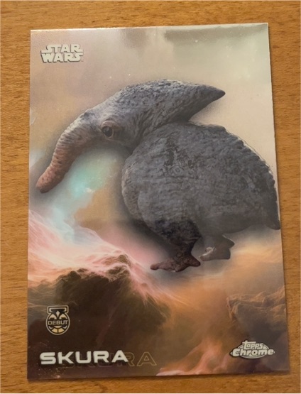 2025 Topps Chrome Star Wars #167 Skura Debut — front
