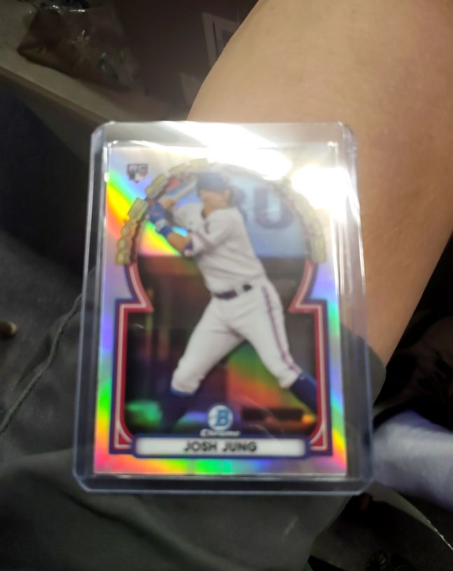 2023 Bowman Chrome Rookie of the Year Favorites #ROYF-9 Josh Jung — front