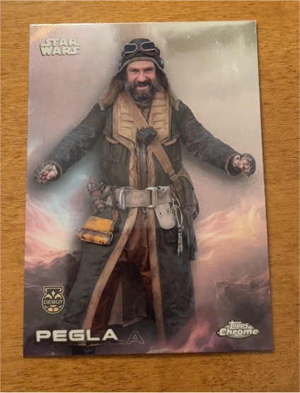 2025 Topps Chrome Star Wars #142 Pegla — front