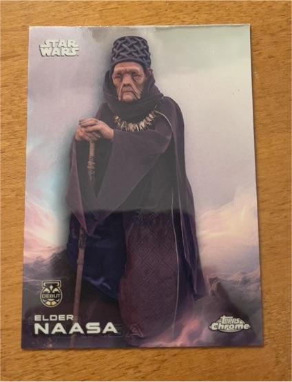 2025 Topps Chrome Star Wars #37 Elder Naasa — front