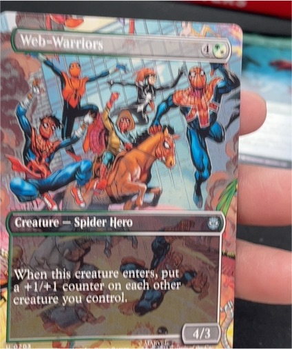 2023 Magic: The Gathering #203 Web-Warriors — front