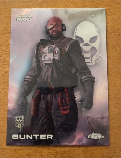 2025 Topps Chrome Star Wars #57 Gunter — front