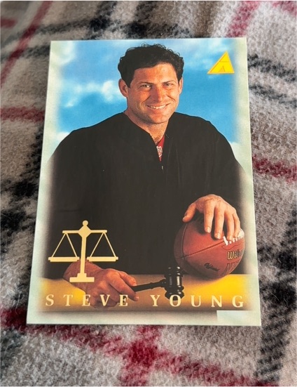 1995 Pinnacle #192 Steve Young — front