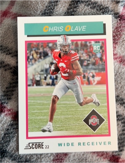 2022 Panini Score #TB10 Chris Olave — front