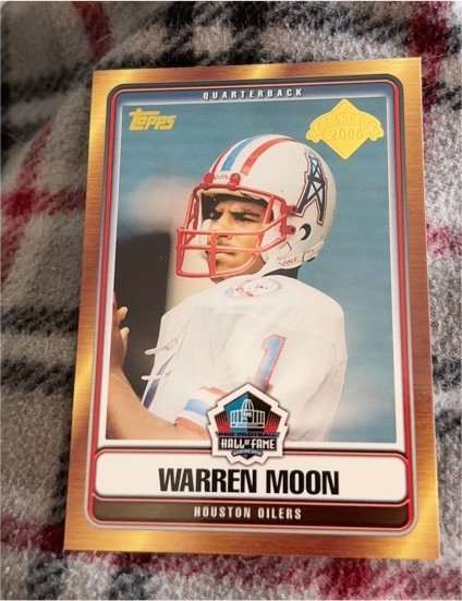 2006 Topps Hall of Fame Tribute #HOFT-WM Warren Moon — front